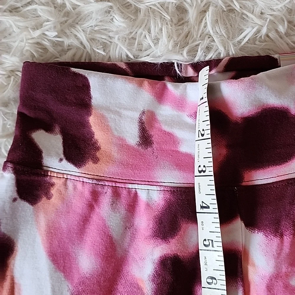 Justice Full Length Kids Tie-Dye Leggings - Pink and Purple Brand New